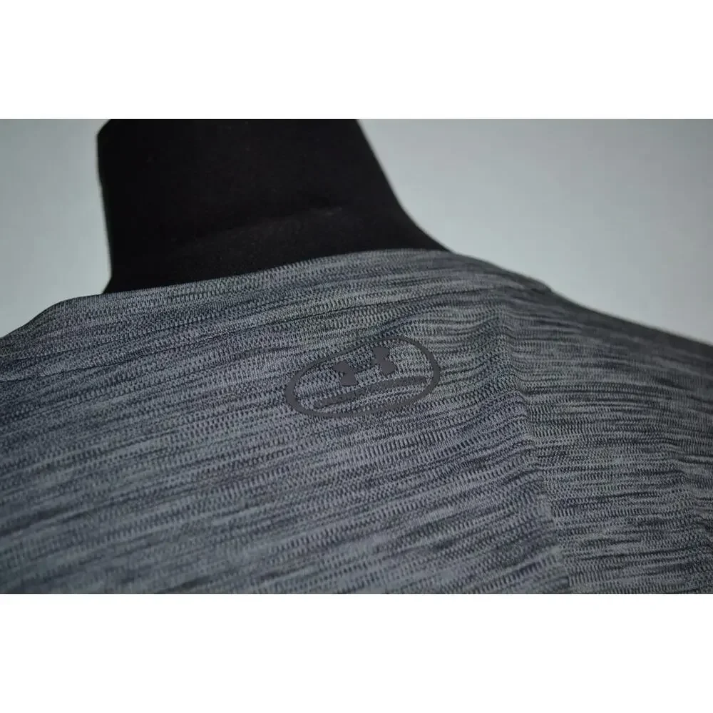 25326 Under Armour Gym Shirt Size XL Womens Gray Polyester Performance - Picture 6 of 7